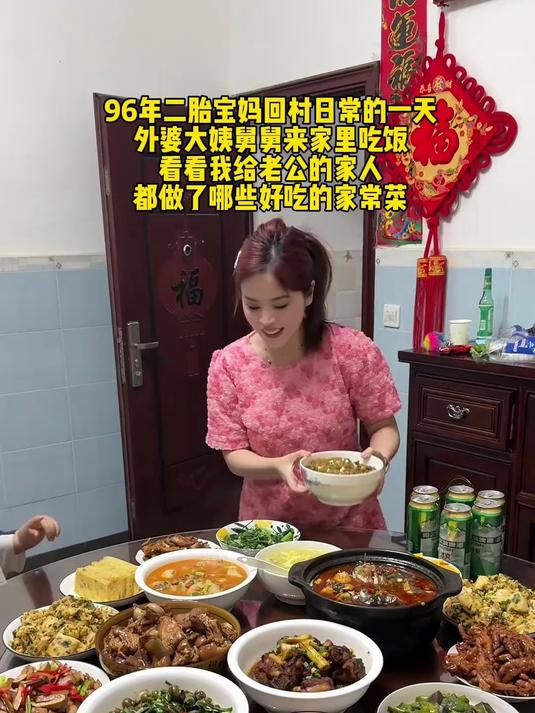 二胎宝妈3小时准备一桌家常菜，婆婆说难得回来#优质视频激励计划#