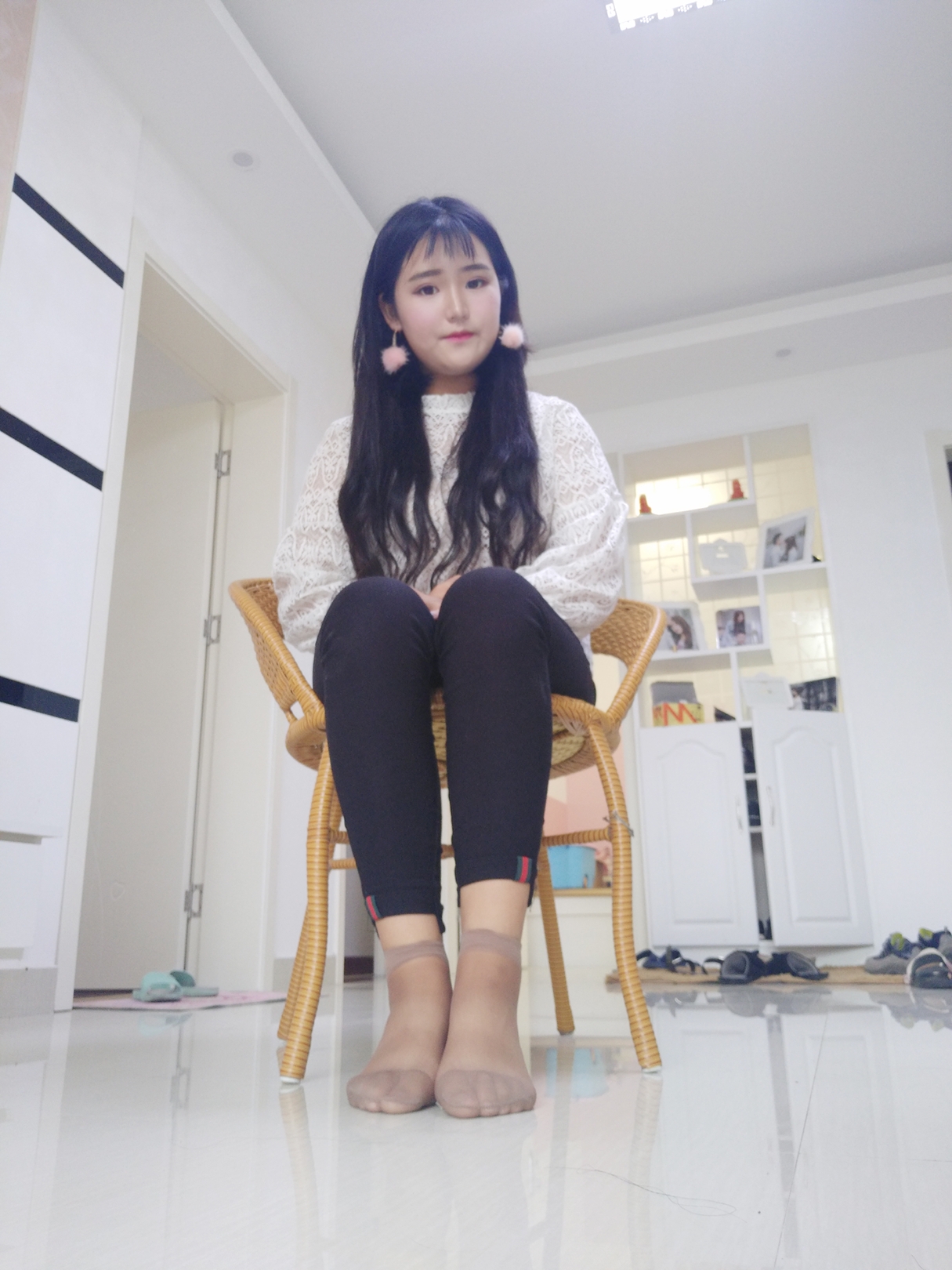 图片[58]-学妹校园寝室短丝系列033期 孙文惠[107P101M]-六色网