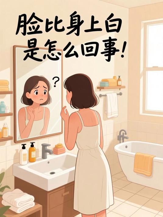 脸比身上白是怎么回事
