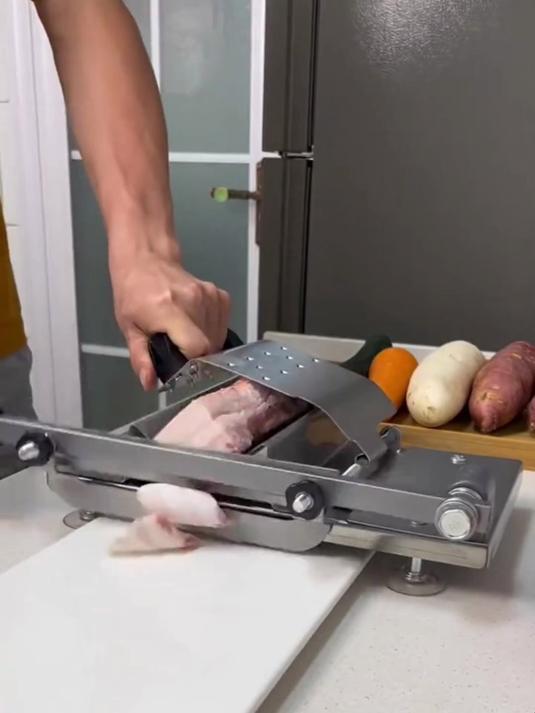 牛羊肉切卷机家用手动小型刨肉机