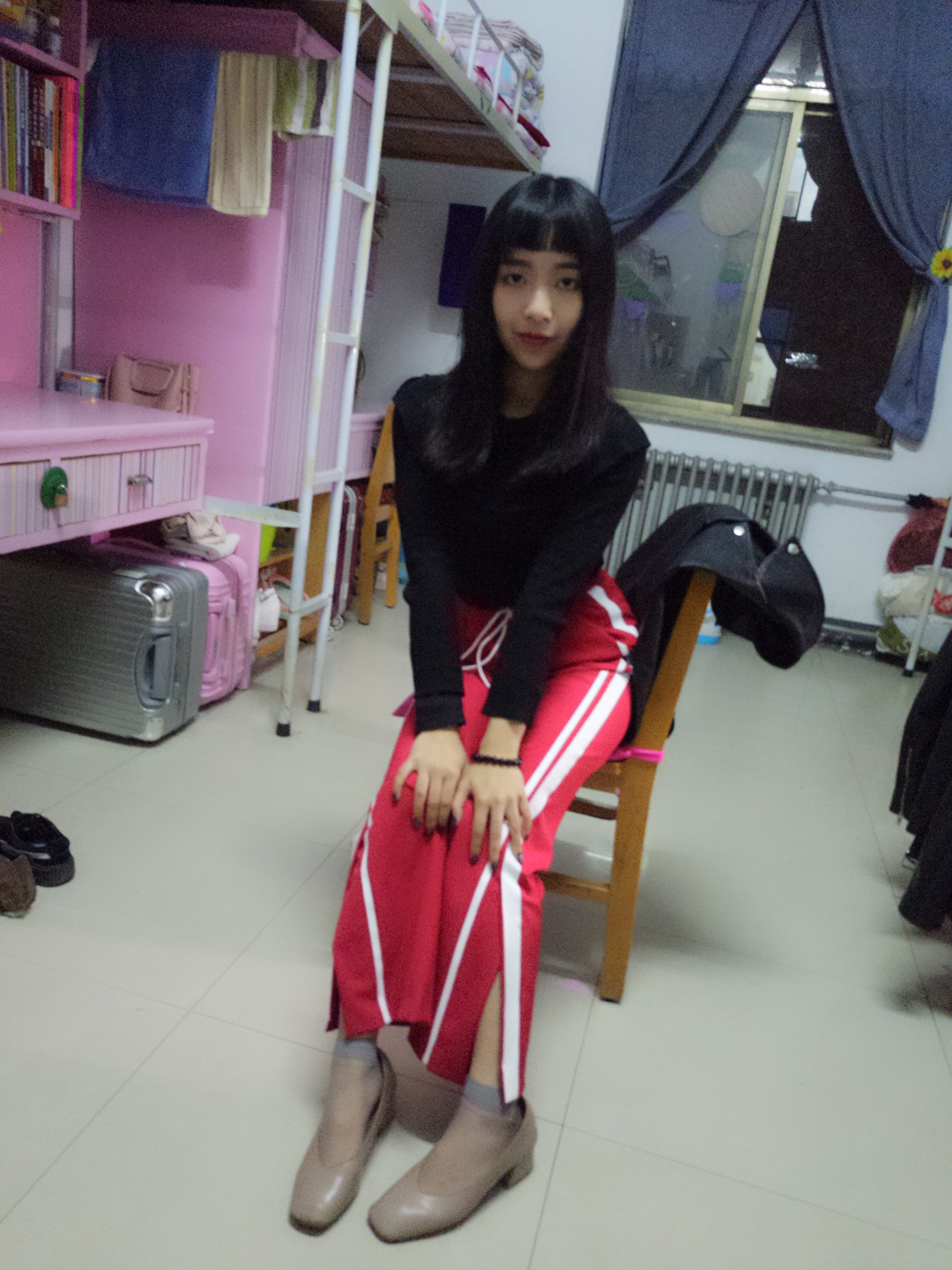 图片[37]-学妹校园寝室短丝系列002期 张梦想[104P201M]-六色网
