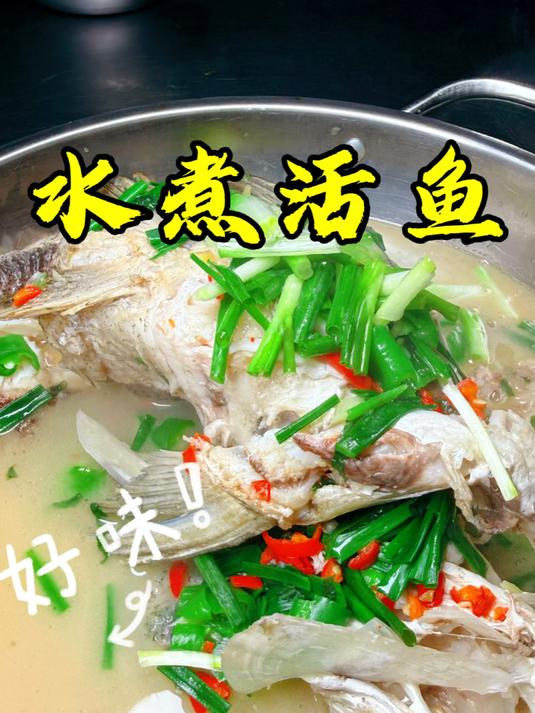 湘潭水煮活鱼鱼汤鲜掉眉毛，鱼肉嫩过豆腐