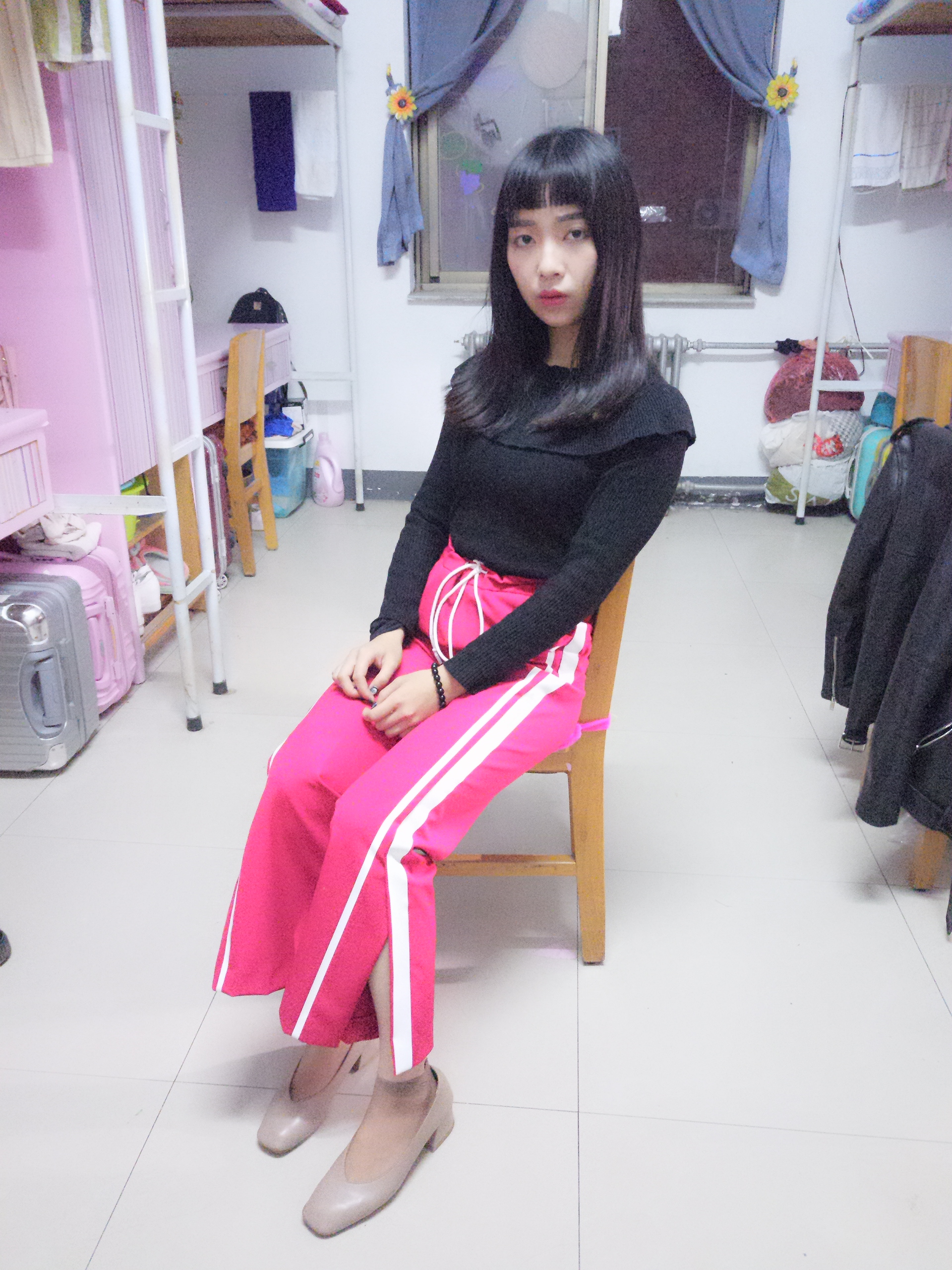 图片[38]-学妹校园寝室短丝系列002期 张梦想[104P201M]-六色网