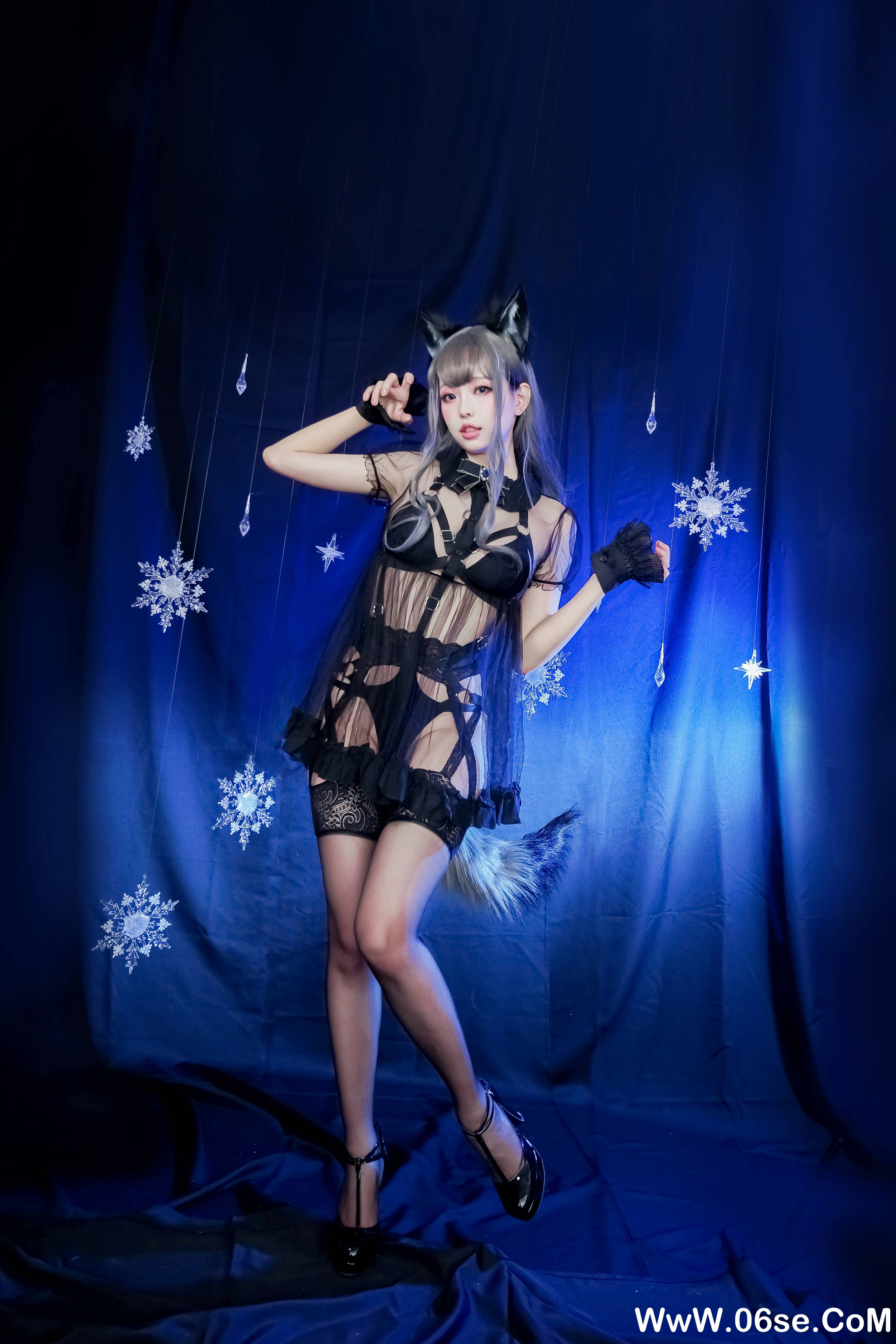 图片[22]-Ely_eee(ElyEE子) NO.038 — 灰太狼-黑色透视[24P+9V171M]-六色网
