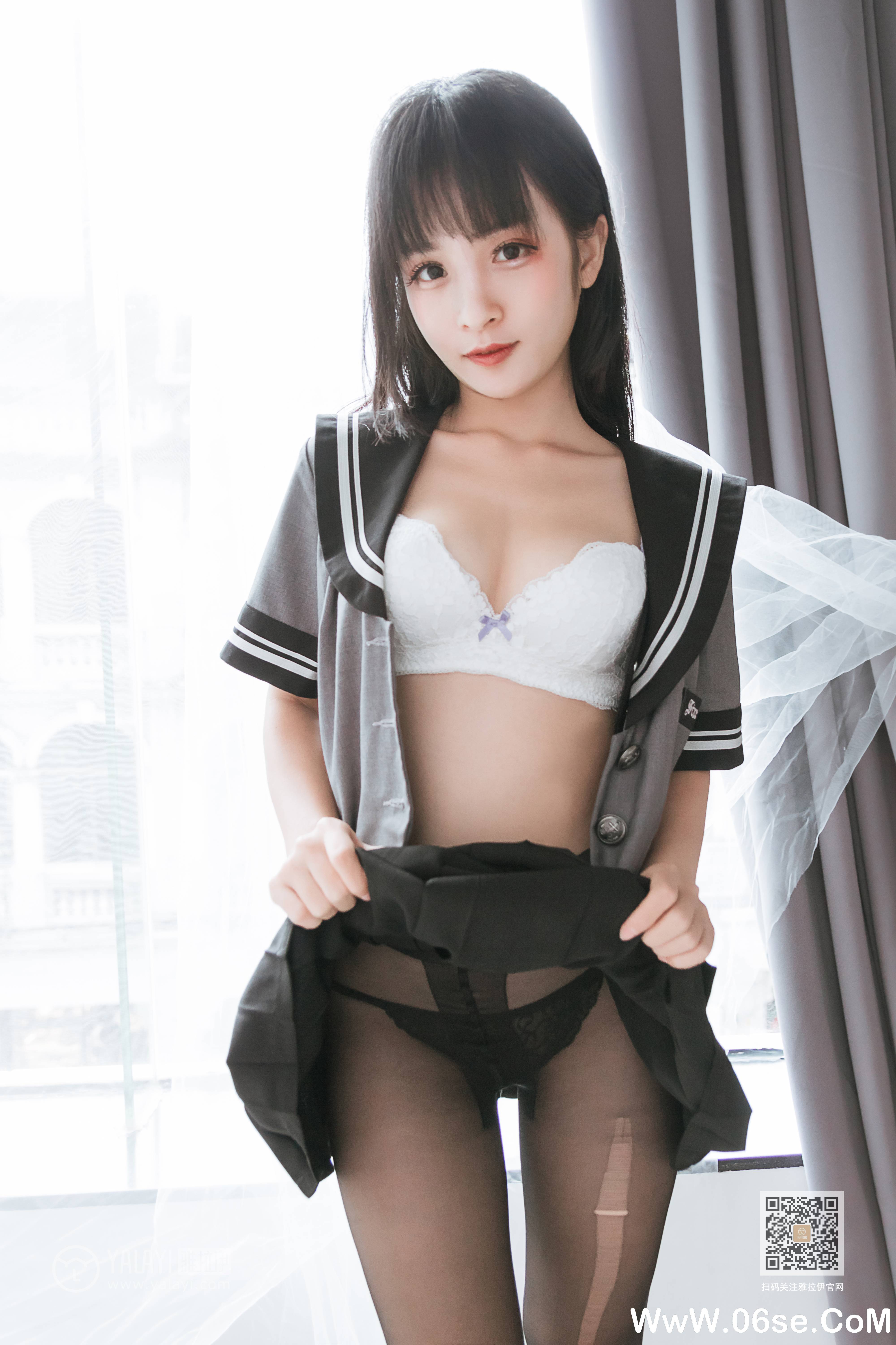 图片[44]-[YALAYI雅拉伊] 2020.04.10 NO.600 艾丽《疯狂的jk学妹》[42P+1P379M]-六色网