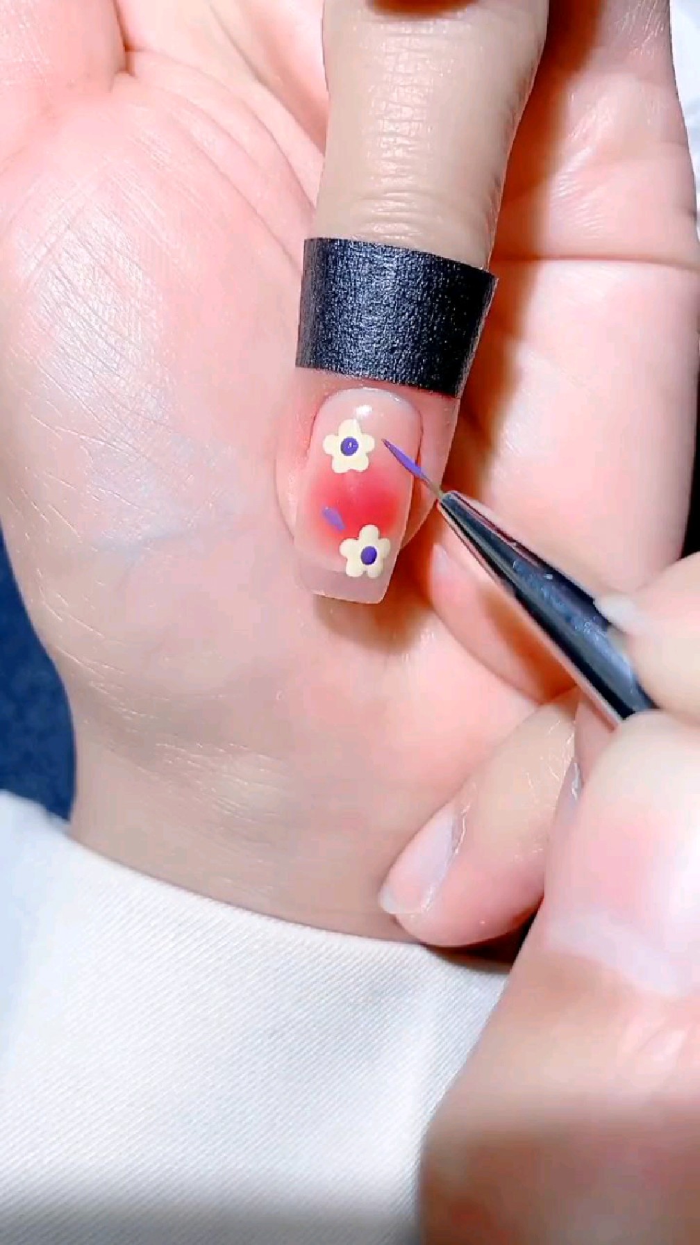 超级好看立体泫雅花美甲