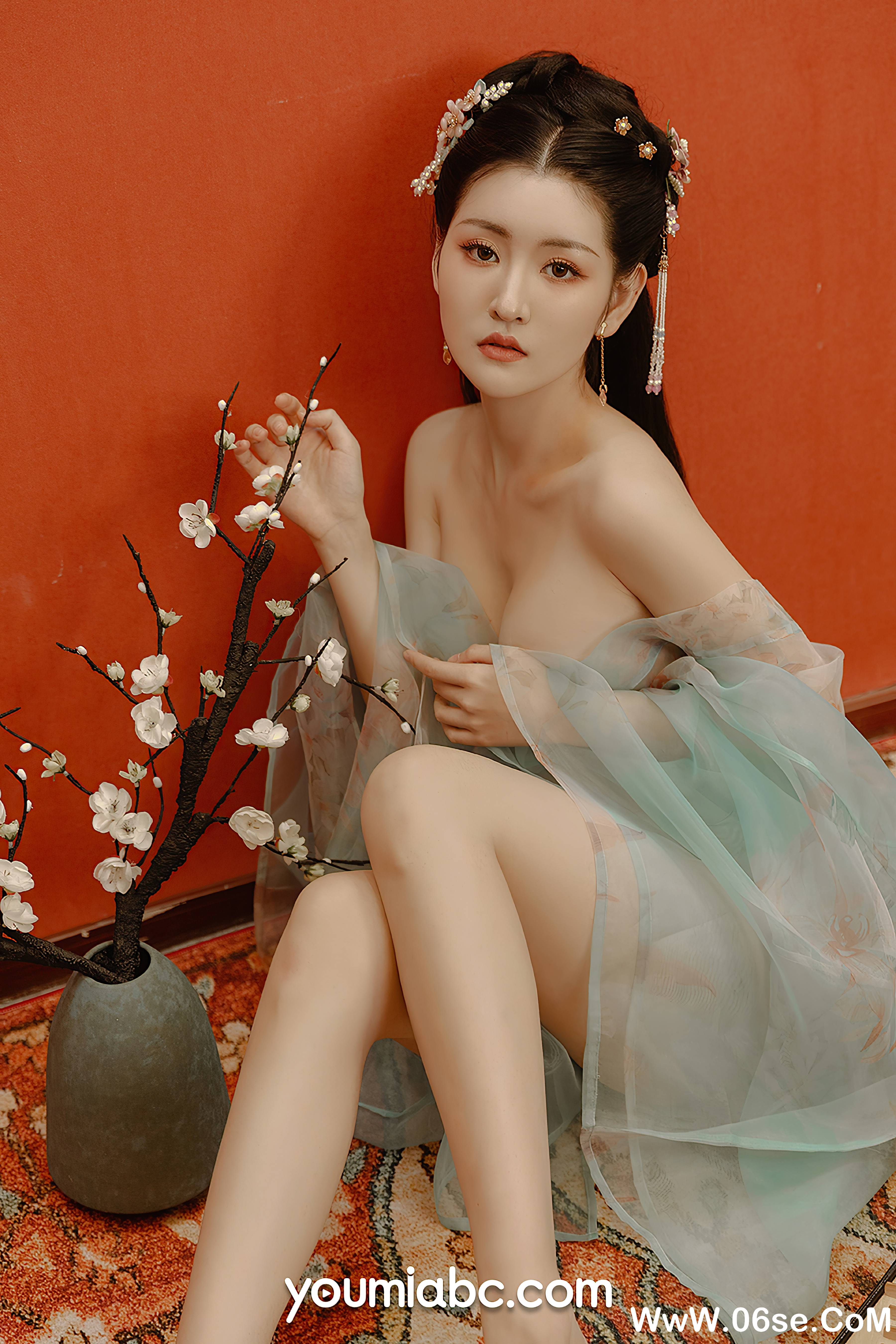 图片[34]-[YouMi尤蜜] 2021.01.15 绝世花魁 沈梦瑶[43+1P1.02G]-六色网