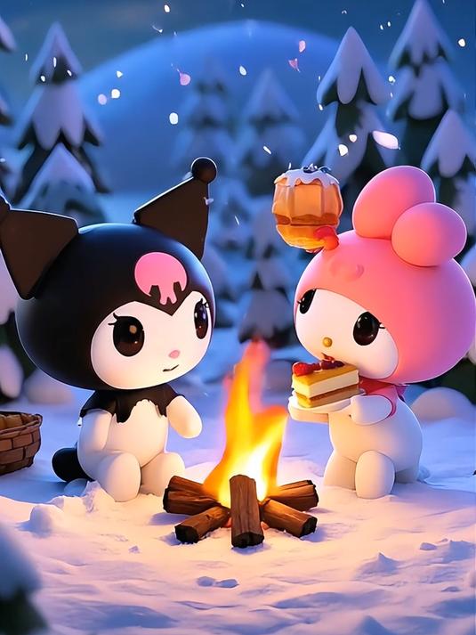 库洛米好想吃蛋糕