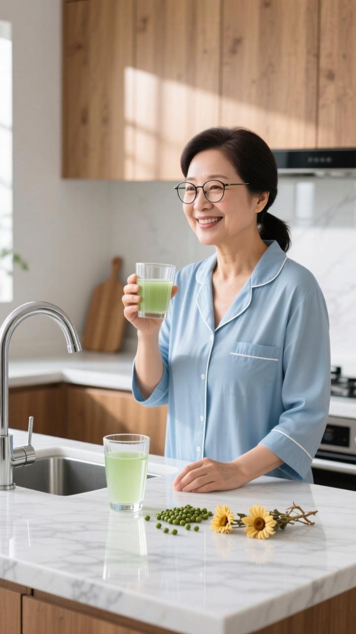 绿豆菊花养生汤:每天一杯降血压又护眼