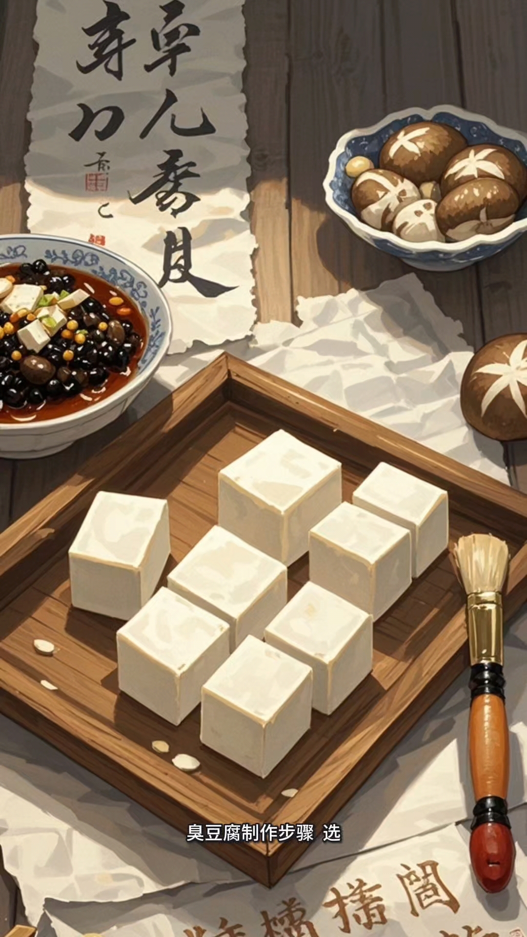 臭豆腐的制作过程