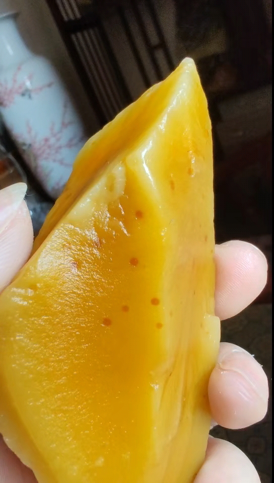 九十年代,青田封门红星菜花原石。