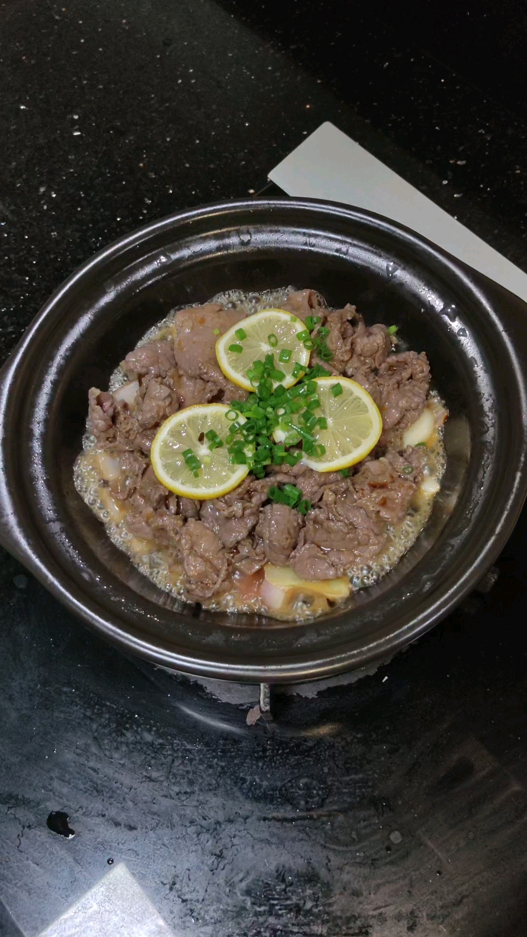 柠檬香焗沙茶牛肉