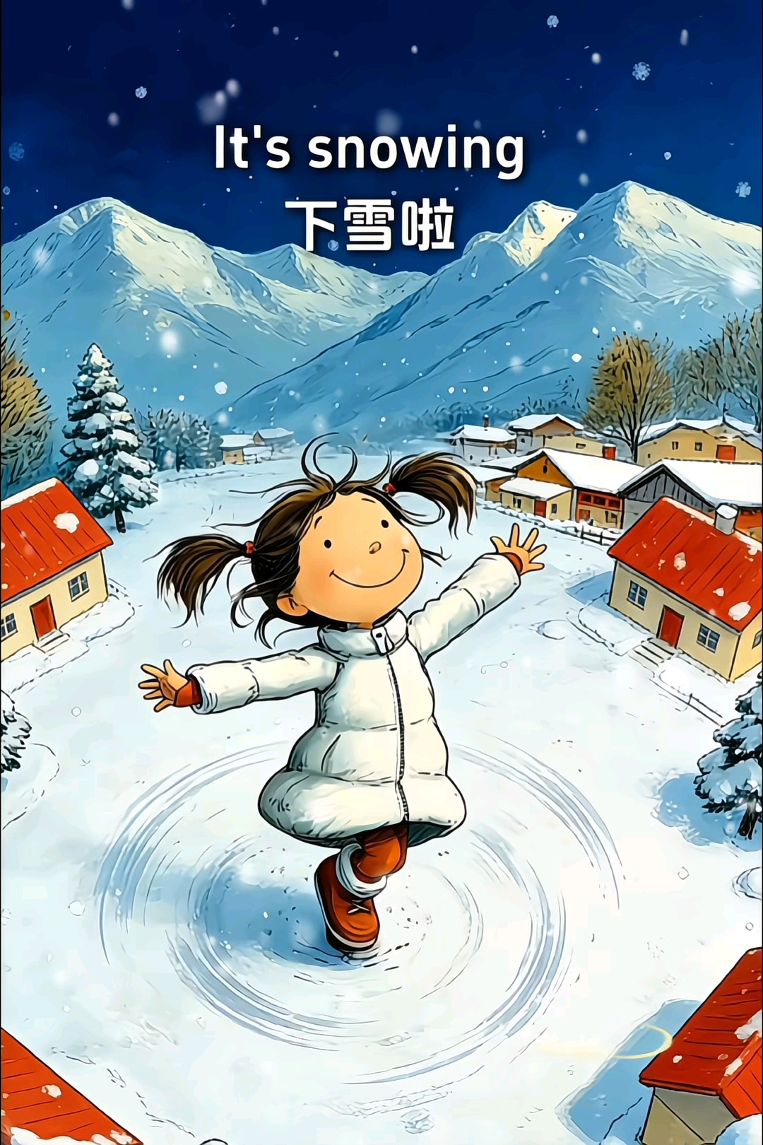 「下雪啦」