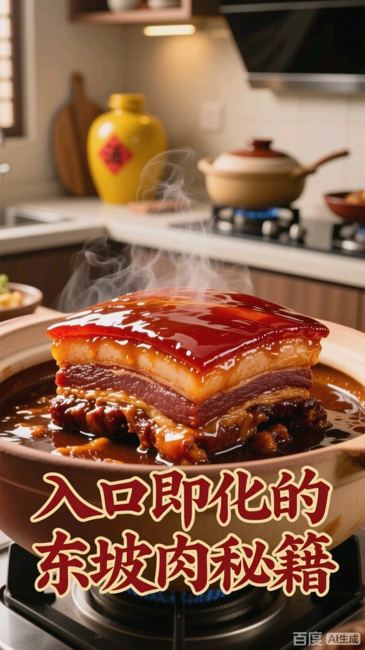 传统美食,东坡肉制作秘藉!!!