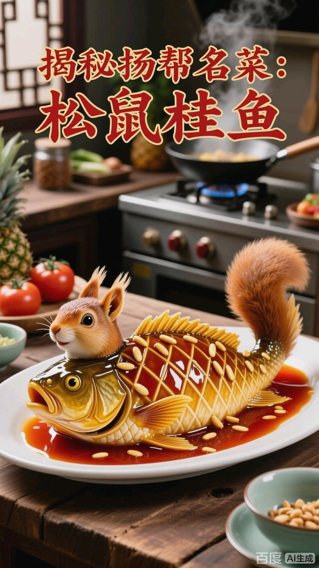 松鼠桂鱼的制作方法!