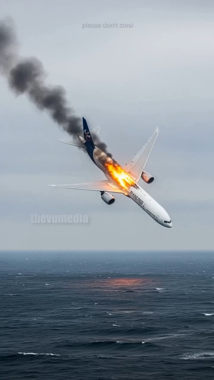 客机坠入大海，一群鲨鱼围住他们好在海豚及时出手相救