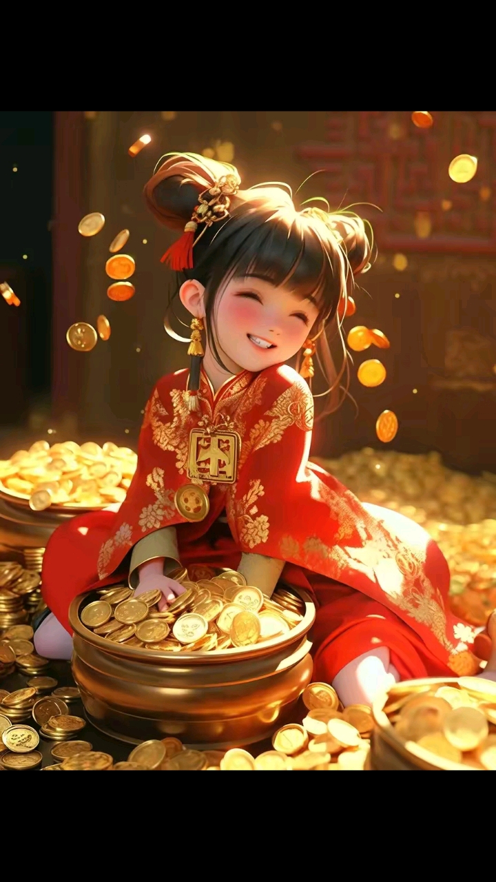 龙年暴富头像:努力工作,下个富婆就是我。