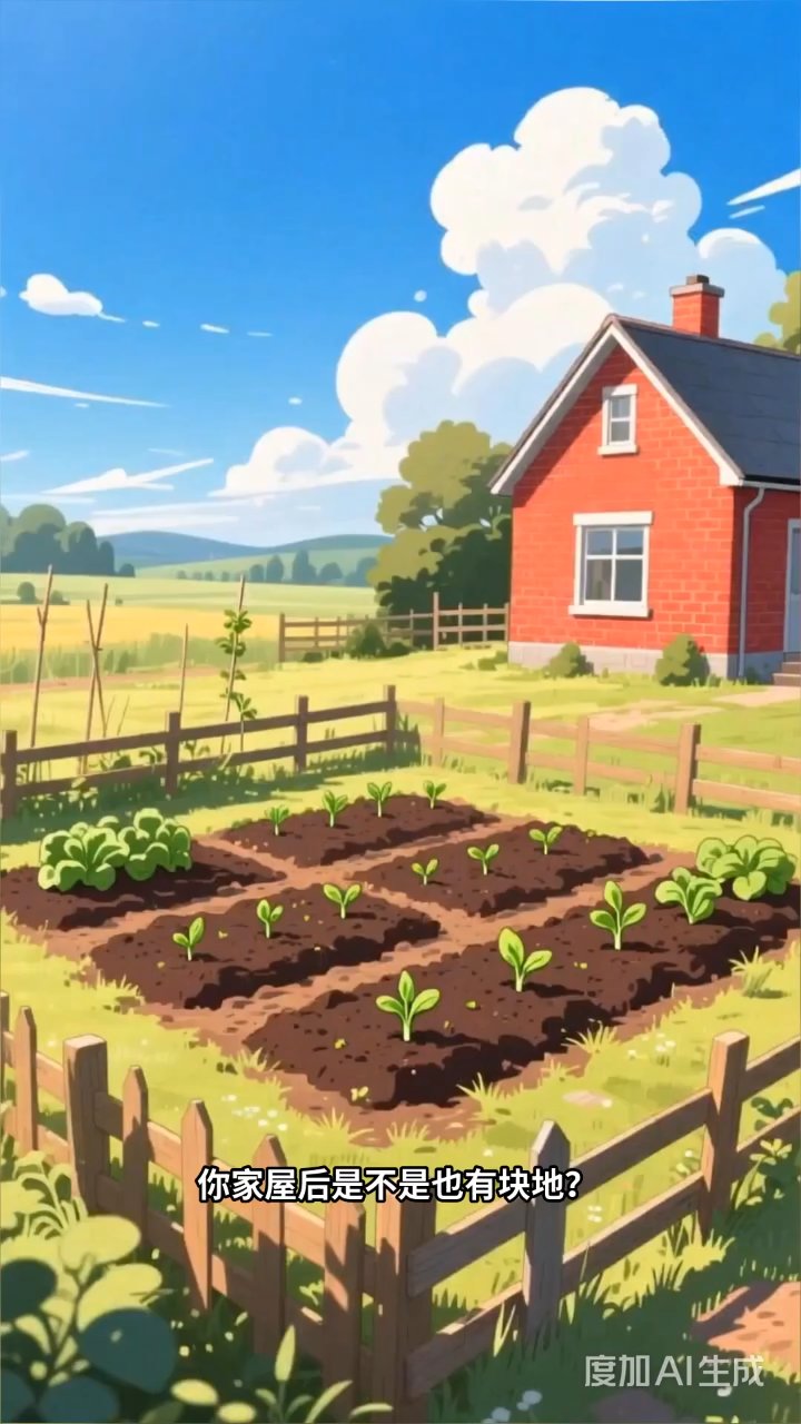 屋后小菜园四季美如画,从嫩苗到硕果皆是风景