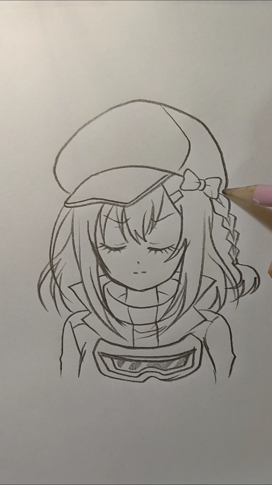 动漫女生头像零基础绘画