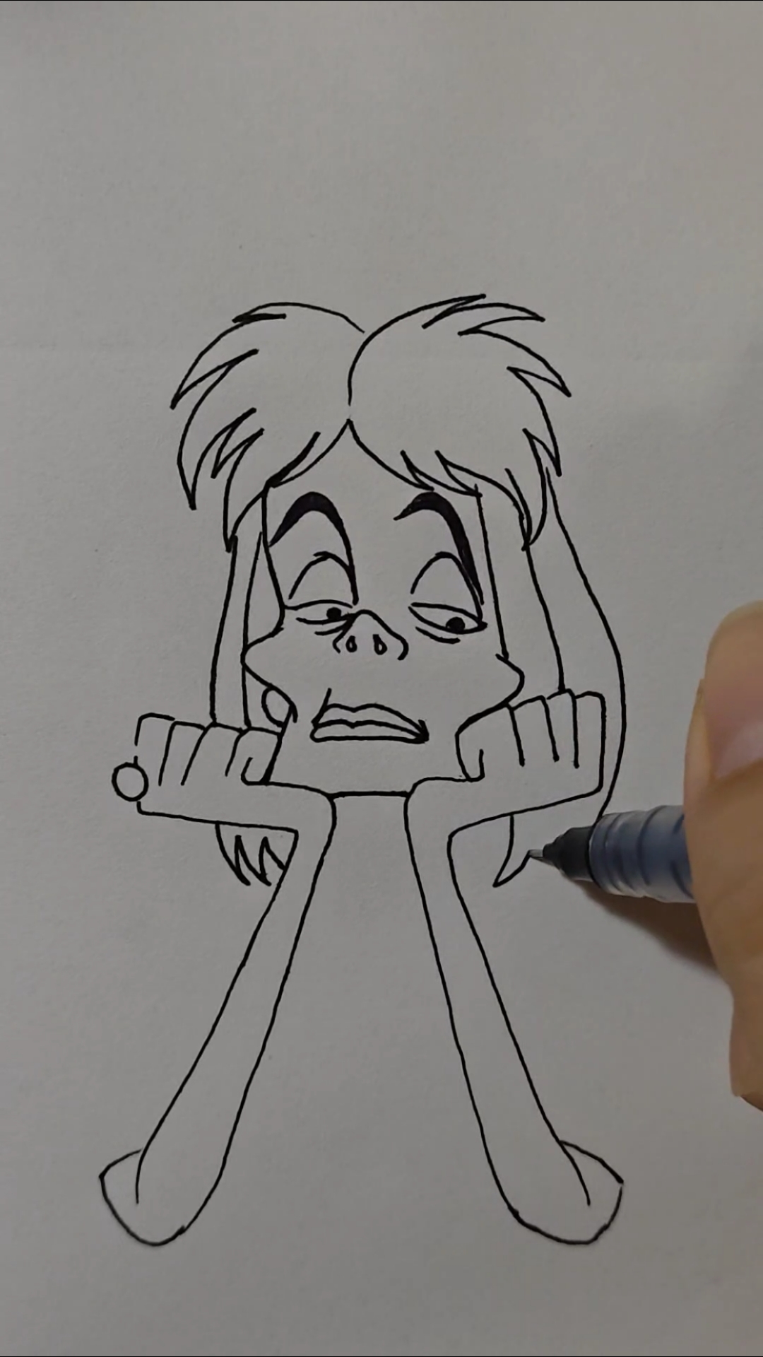 简笔画人物教程迪士尼反派