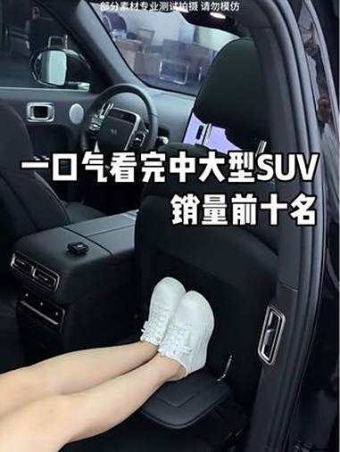 一口气看完近半年中大型SUV销量排行前十名 汽车销量 中大型SUV 新能源汽车