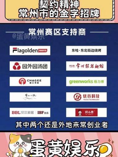 这块广告牌成为了常州营商环境的金字招牌 苏超 常州 东哈东北烧烤赞助苏超 契约精神