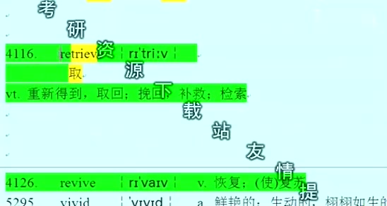 [图]考研英语词汇5500词视频讲解:第84集