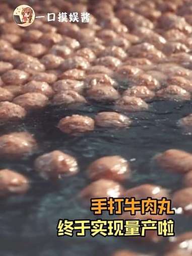 95%肉含量的汕头牛肉丸,真就早吃早享受!非遗文化 平昇兄弟牛肉丸