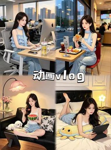 不是故意离群，而是一个人真的很舒服。#动画vlog#独居日记#治愈系 #独居女孩 #用插画