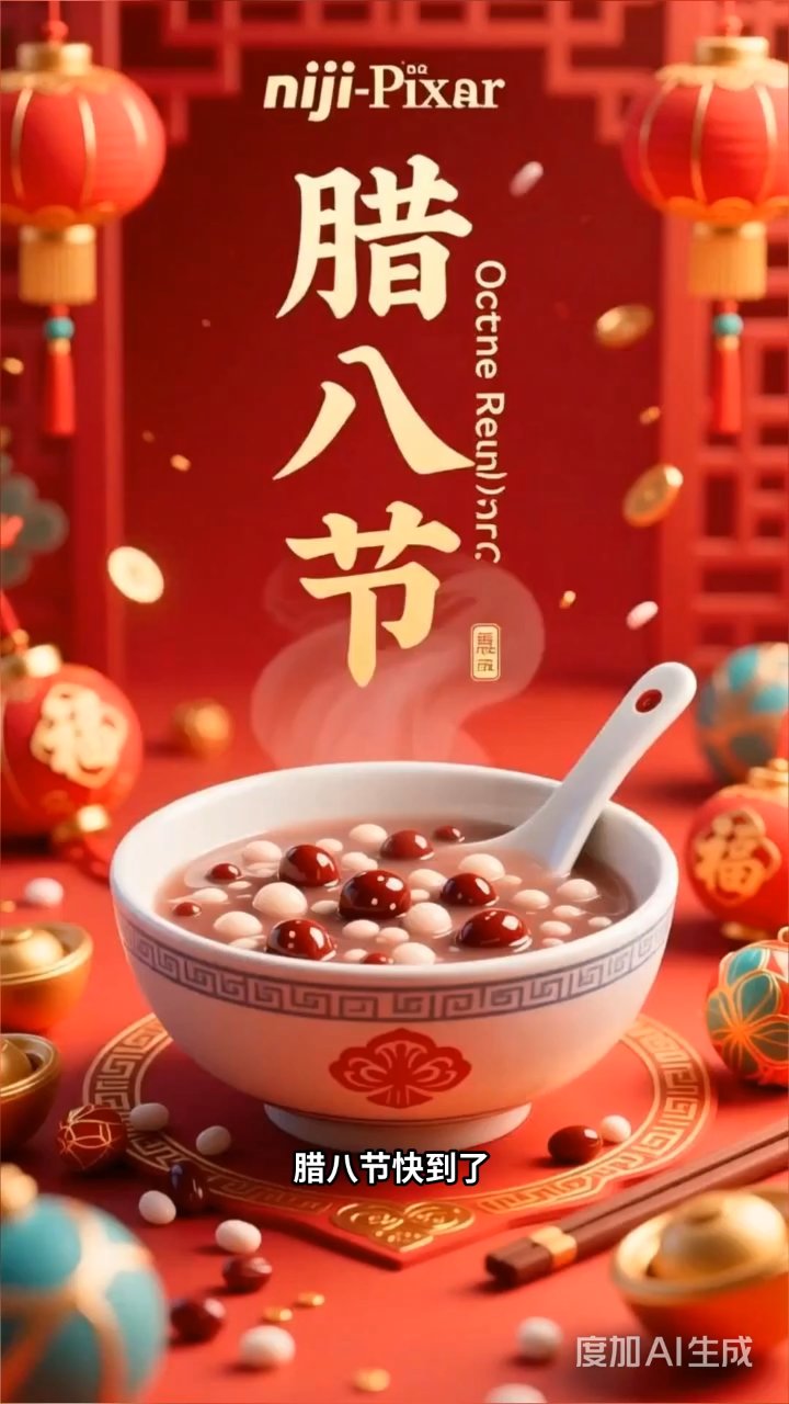 腊八粥海报惊艳亮相：传统美食遇上现代设计，年味十足