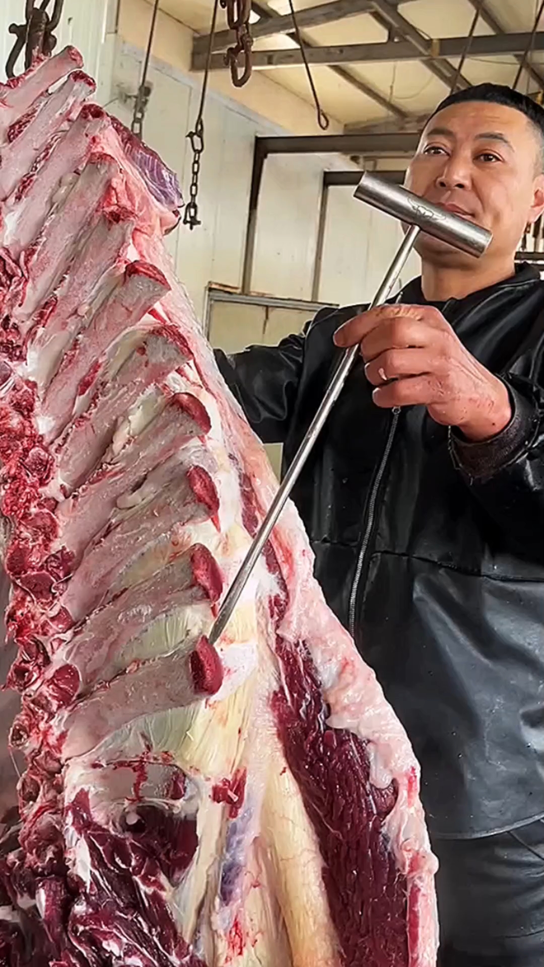 快速给羊排剔骨肉的做法