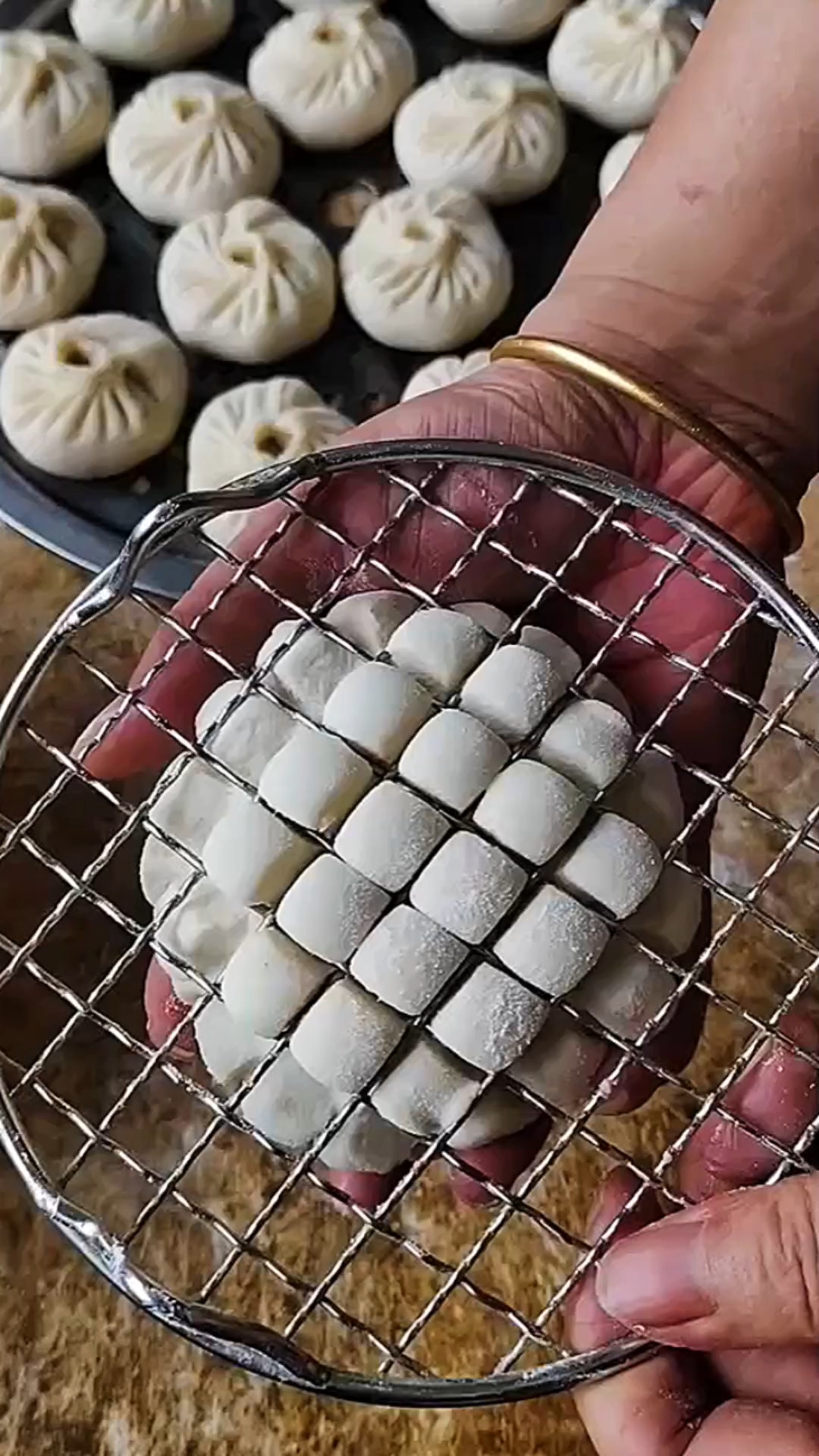 包子还可以这么包,包出花样来。