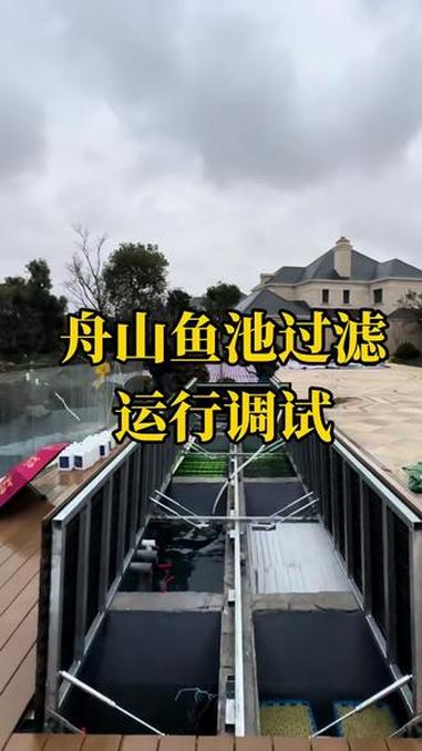 舟山150吨鱼池过滤系统运行调试 #鱼池过滤系统 #鱼池过滤设计施工 #鱼池净化系统 #煦