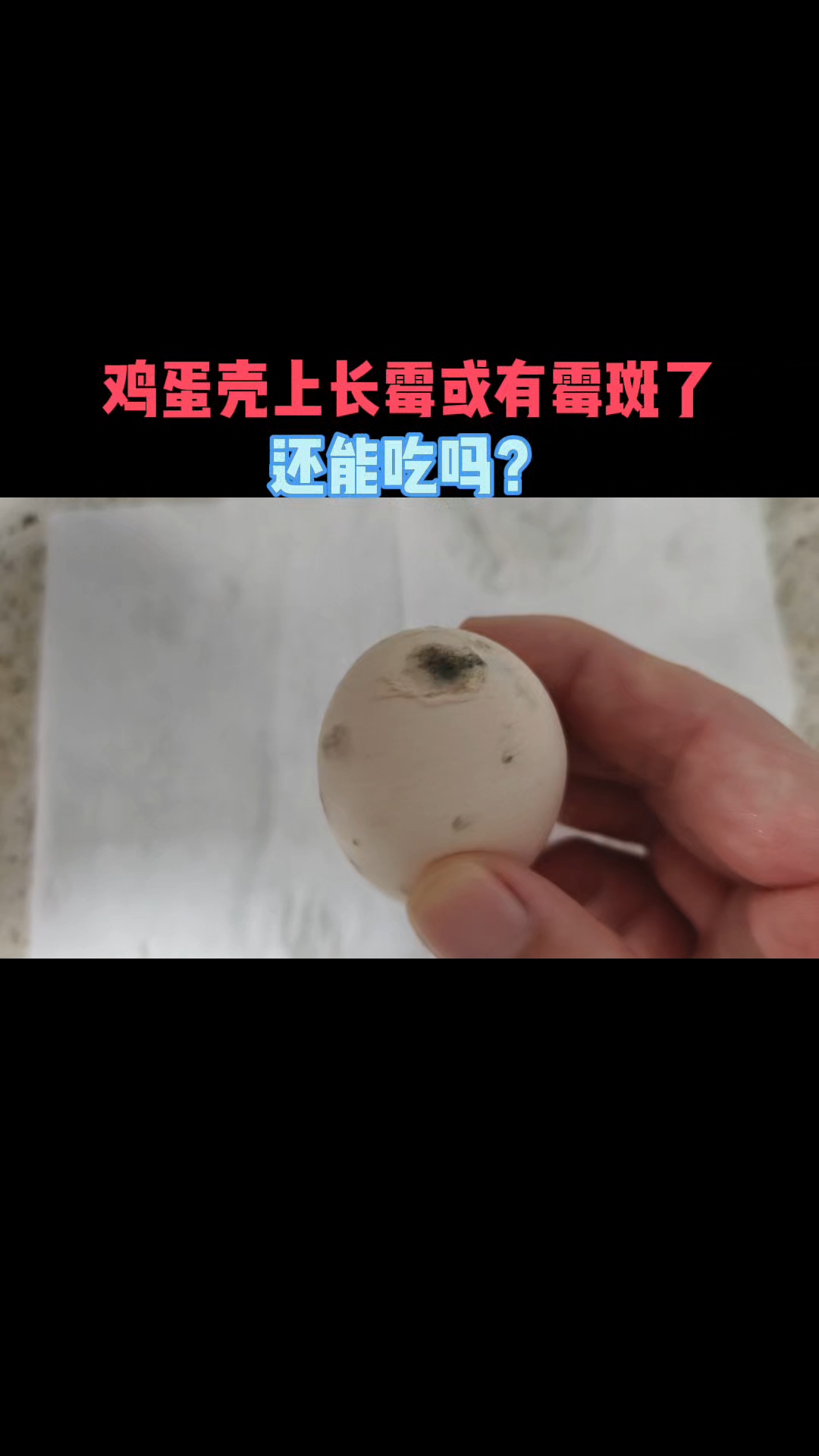 蛋壳上长霉或有霉斑了,还能不能吃?