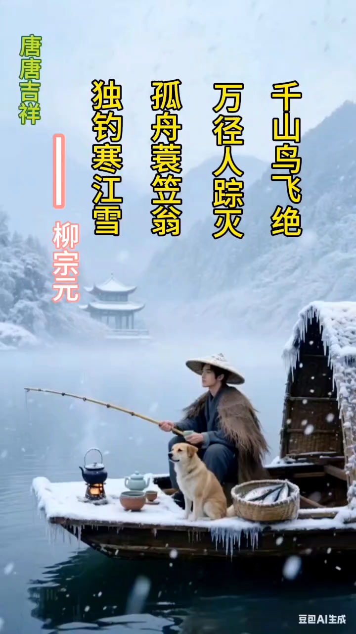 辛苦的钓鱼翁