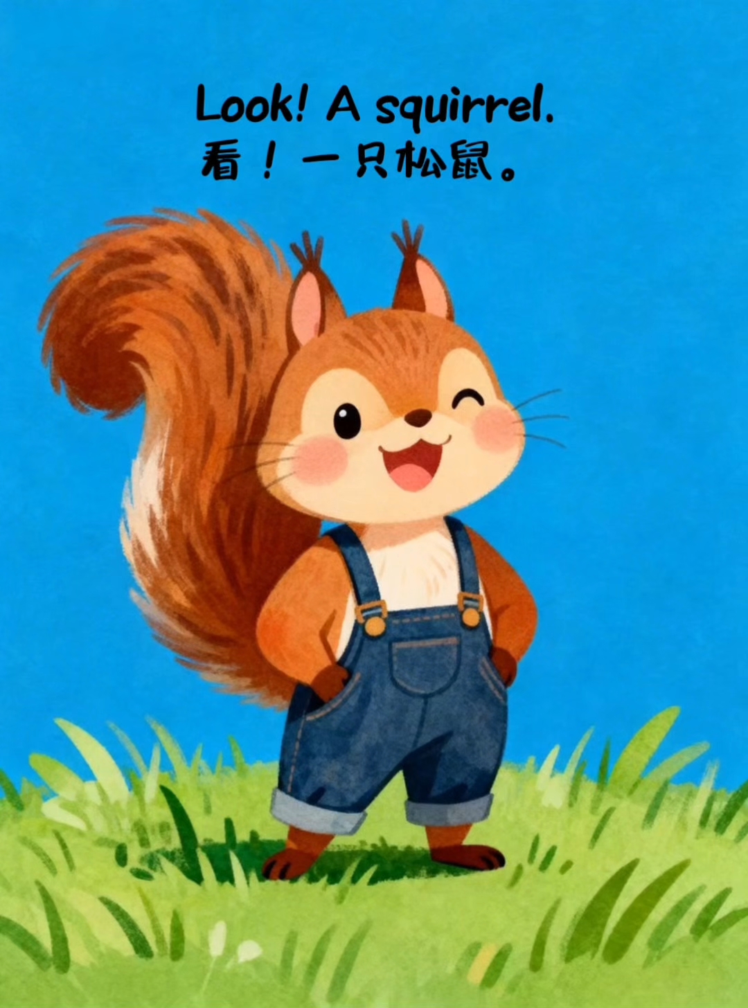 儿童英语启蒙每日磨耳朵|松鼠