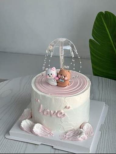 蛋糕 生日蛋糕 七夕蛋糕视频同款左下角