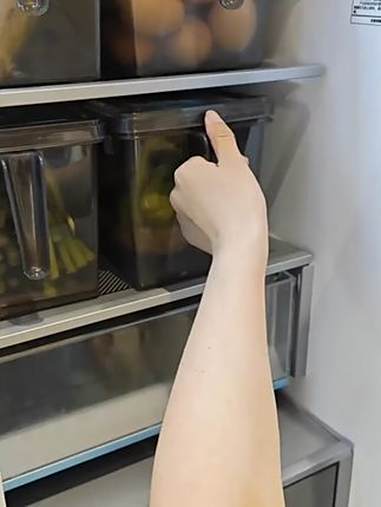 11111「5升超大号5个装」冰箱收纳盒厨房水果手柄保鲜盒大容量鸡蛋收纳盒