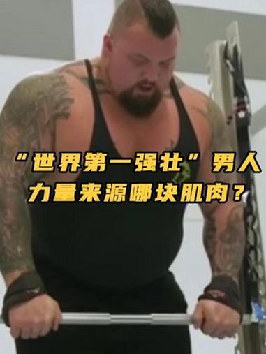 “世界第一强壮”男人力量来源是哪块肌肉?肌肉男 力量训练 健身