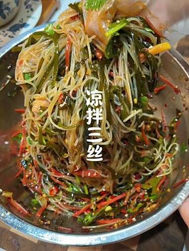 凉拌三丝 凉拌三丝 凉拌三丝的家常做法