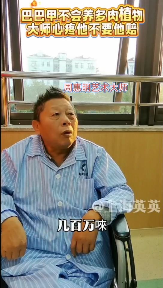 巴巴甲不懂怎么养植物,没把周大师的进口多肉照顾好。大师不怪他