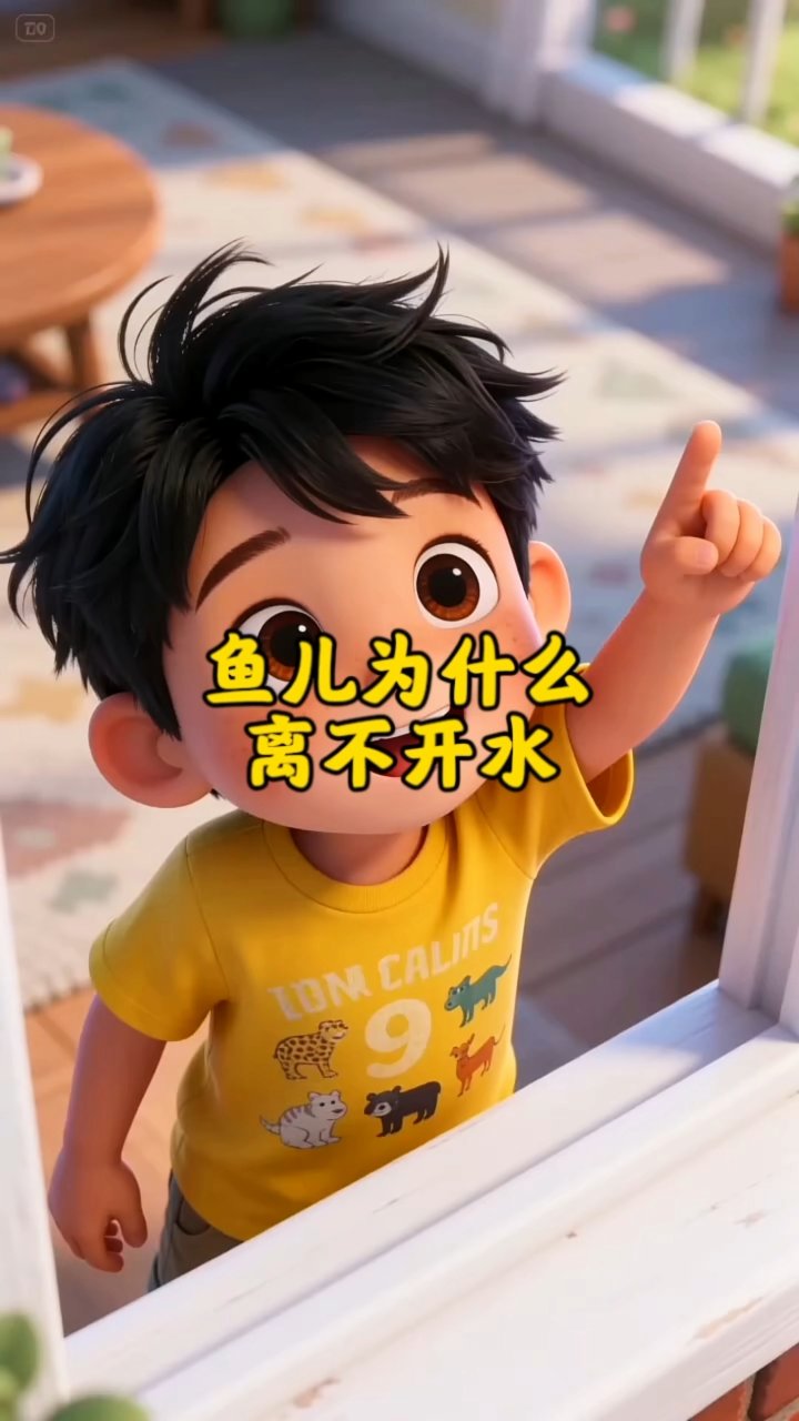 鱼儿为何离不开水?腮呼吸的秘密#知识#