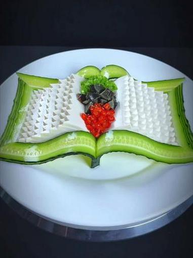 皮蛋豆腐摆盘#创意盘饰 #摆盘技巧 #皮蛋豆腐 #刀工 #满级吃商通关赛