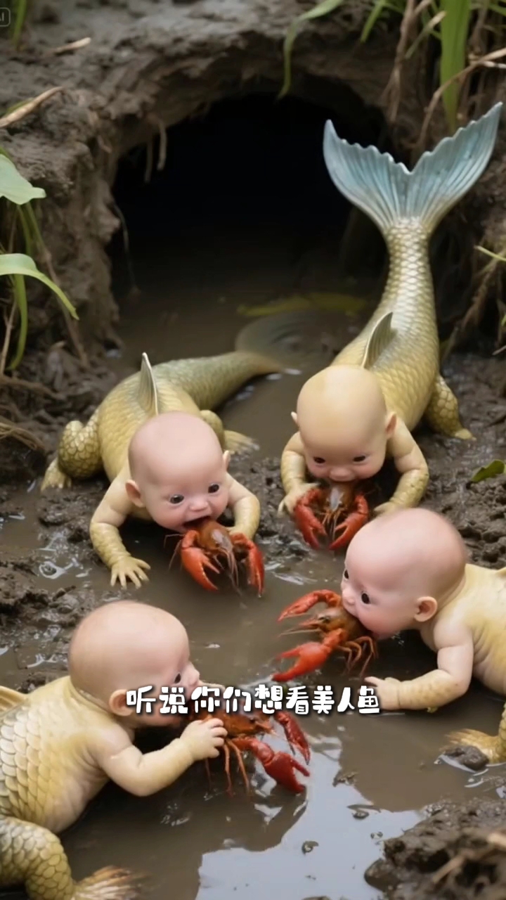 头像人尾巴像鱼,身体像鲨鱼