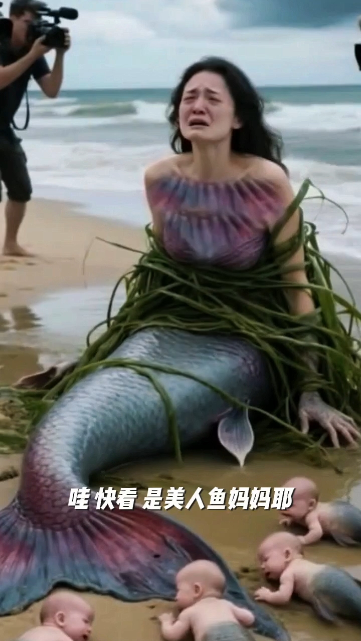 美人鱼被绑架了,还生下了美人鱼小宝宝