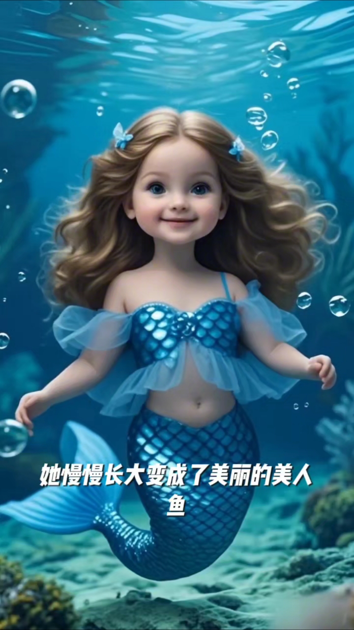美人鱼可爱美丽动人