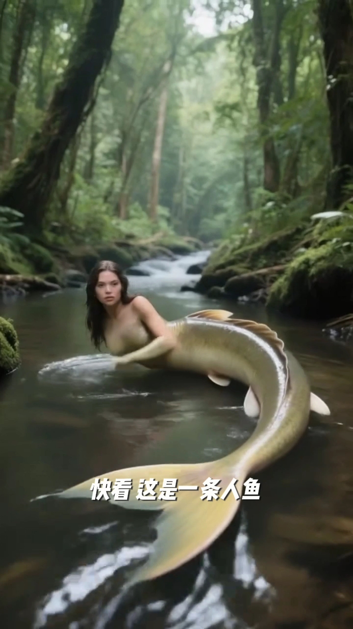 这条人鱼尾巴太长了