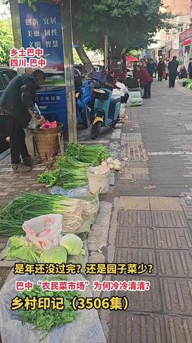 巴中的“农民菜市场”为何冷冷清清?#原创视频 #记录摆摊的点点滴滴 #早市摆摊 #摆地摊 