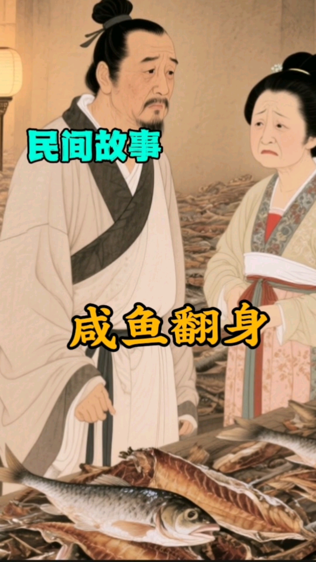 咸鱼翻身的由来#成语故事#鬼故事