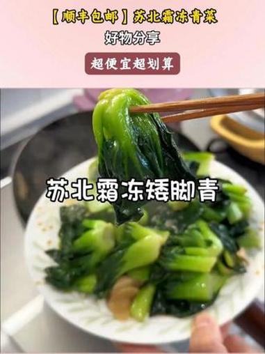 这个苏北上霜的青菜,清甜爽口,又软又糯又甜,随便一炒就很好吃#青菜苔 #猪油炒青菜苔 #绿